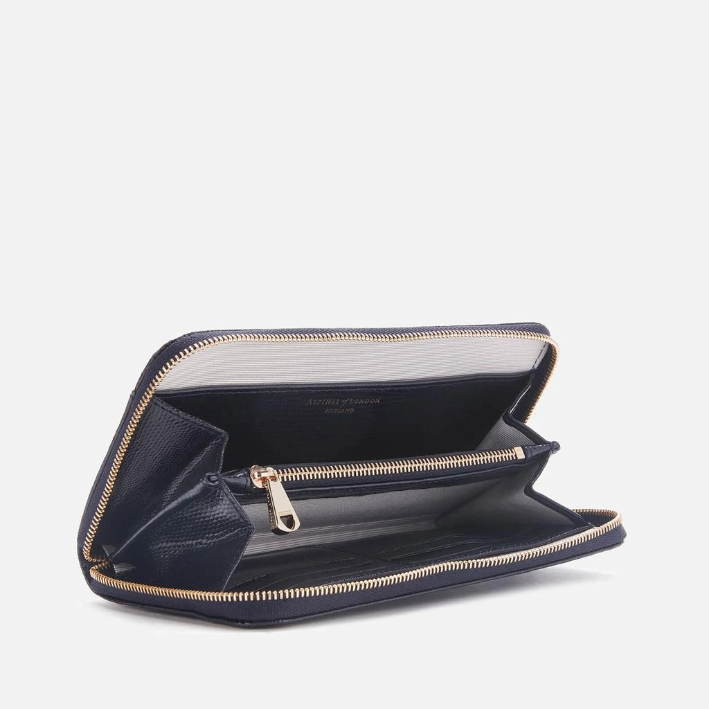 商品Aspinal of London|Aspinal of London Women's Continental Lizard Purse - Midnight Blue,价格¥698,第3张图片详细描述