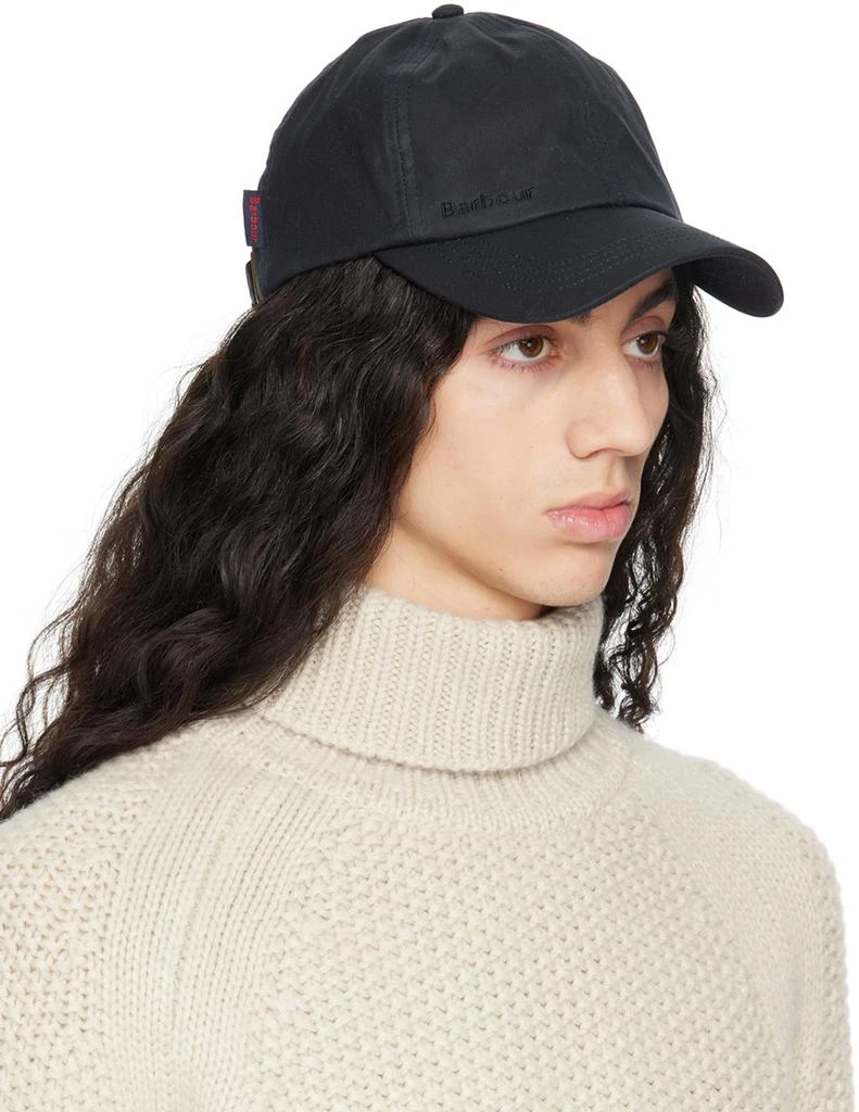商品Barbour|Navy Wax Sports Cap,价格¥210,第2张图片详细描述