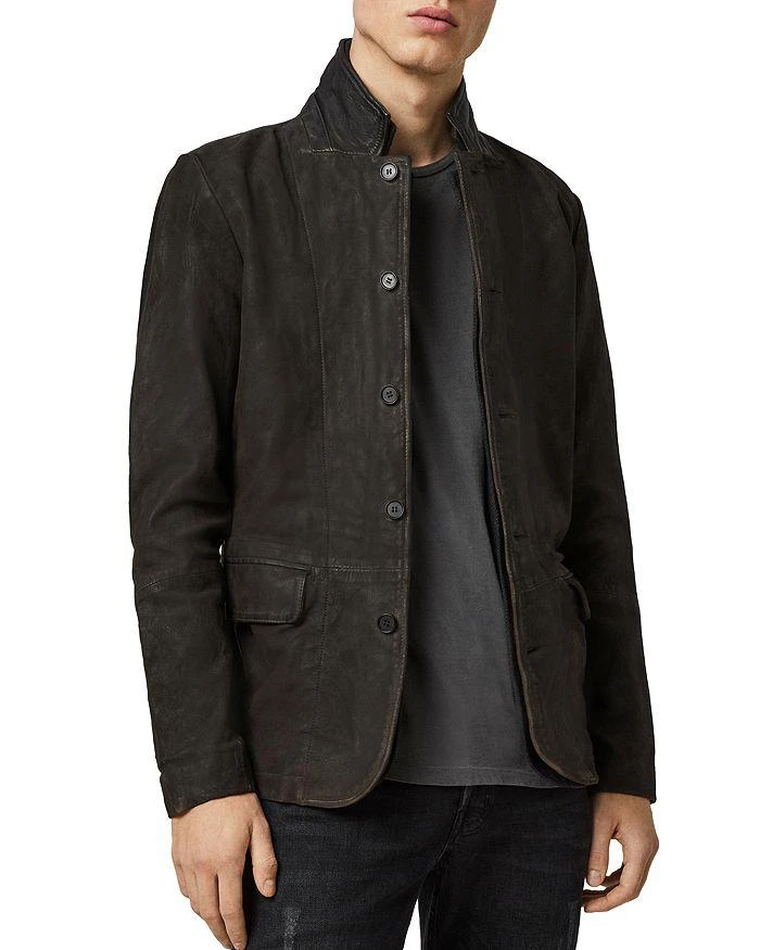 商品ALL SAINTS|Survey Regular Fit Leather Blazer,价格¥4649,第4张图片详细描述