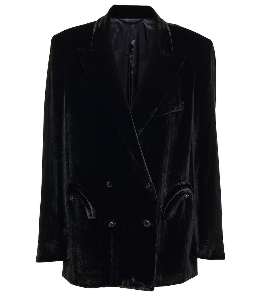 商品BLAZÉ MILANO|Everynight天鹅绒西装式外套,价格¥11460,第1张图片