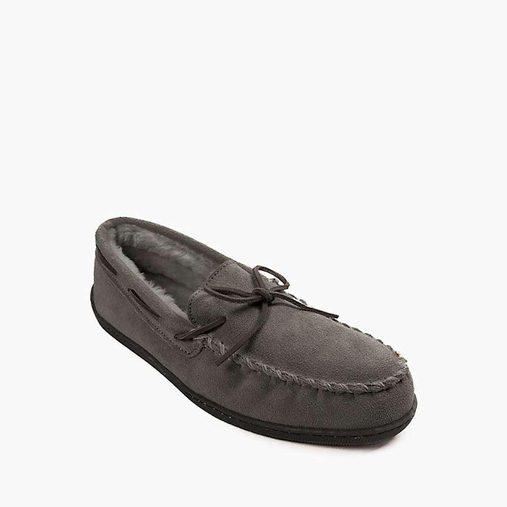 Minnetonka Men's Pile Lined Hardsole Slipper商品第7张图片规格展示