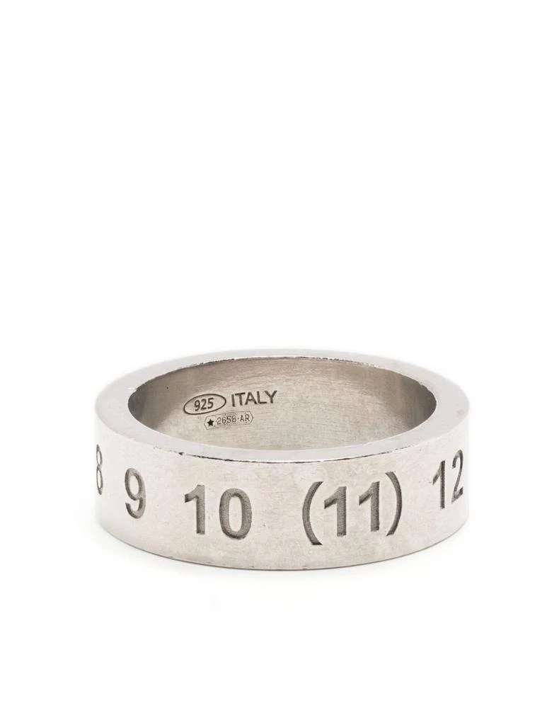 商品MAISON MARGIELA|Maison Margiela ring number silver,价格¥2718,第1张图片