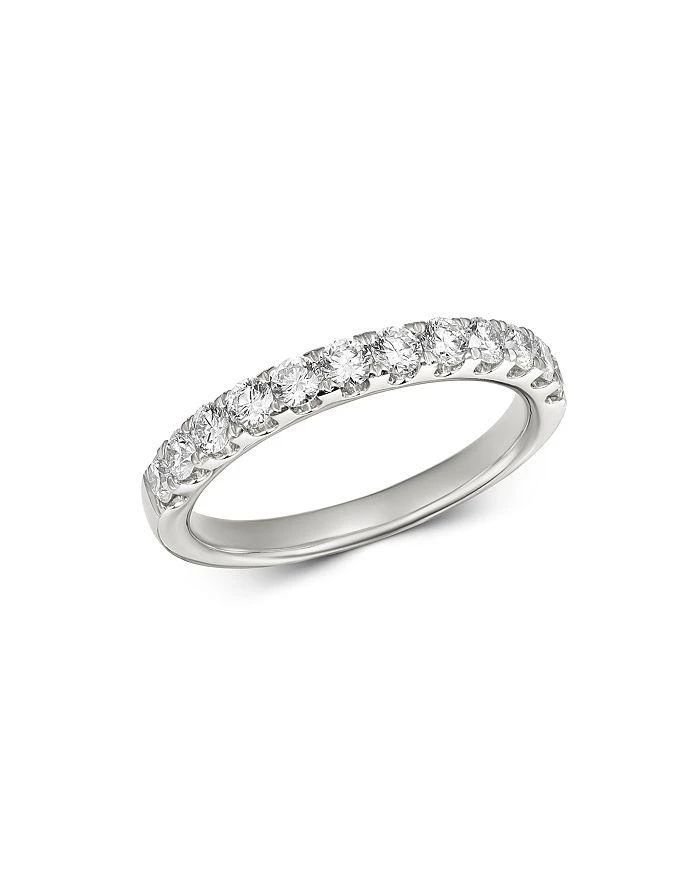 商品Bloomingdale's|Diamond Classic 12-Stone Band in 14K White Gold, 0.75 ct. t.w. - Exclusive,价格¥36567,第1张图片