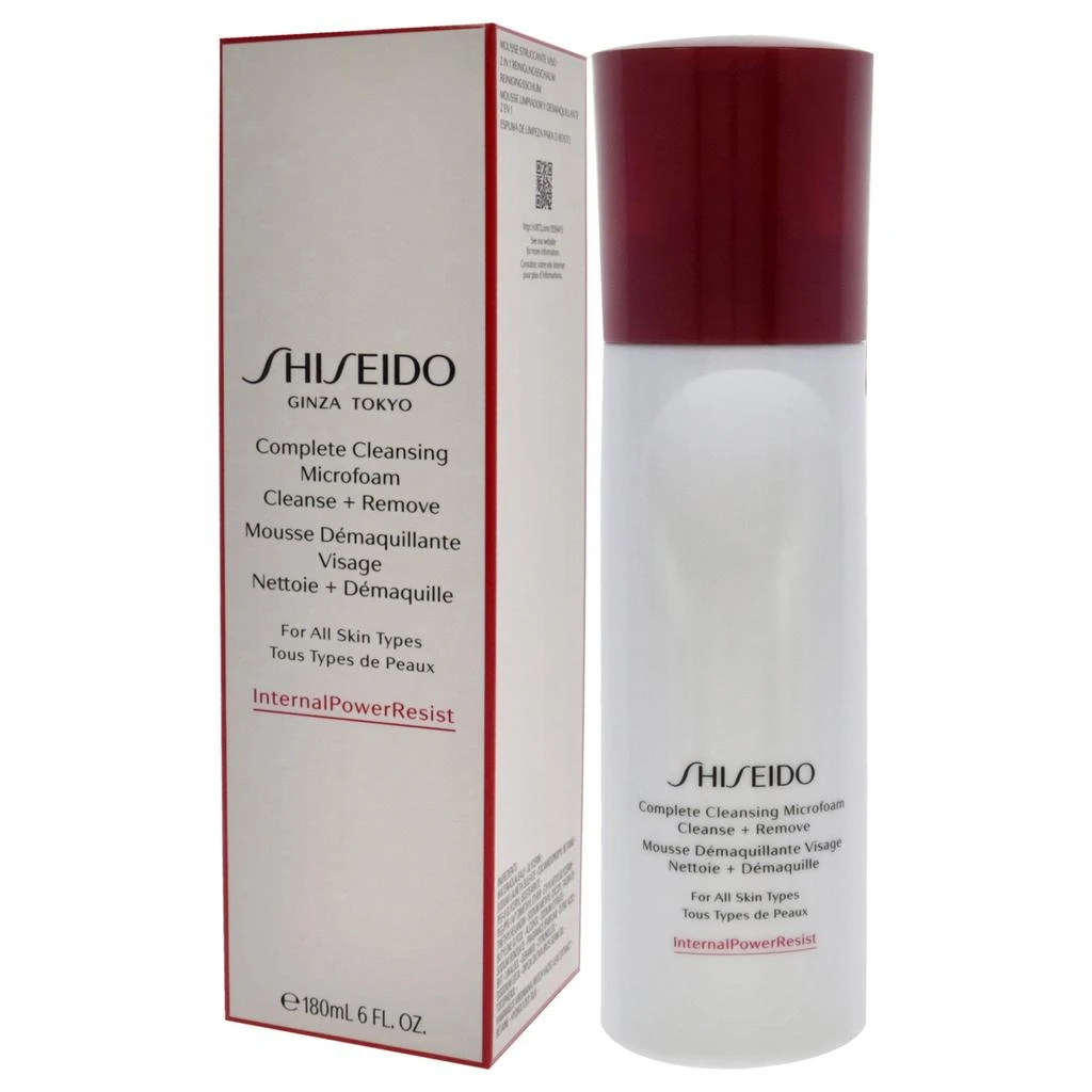 商品Shiseido|Complete Cleansing Microfoam by Shiseido for Women - 6 oz Foam,价格¥275,第4张图片详细描述