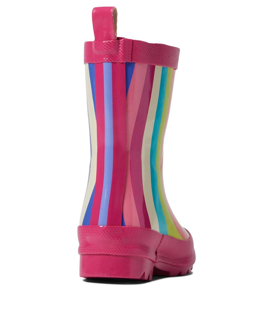 商品Hatley|Rainbow Stripes Shiny Rain Boots (Toddler/Little Kid/Big kid),价格¥209,第5张图片详细描述