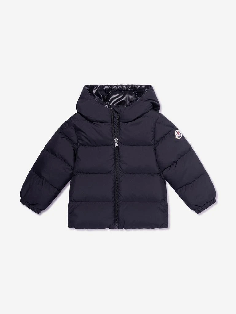 商品Moncler|Moncler Enfant Baby Girls Down Padded Sharon Jacket in Navy,价格¥3402,第2张图片详细描述