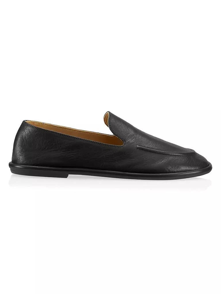 商品The Row|Canal Leather Loafers,价格¥7420,第1张图片