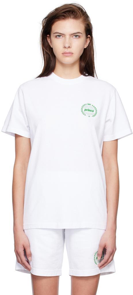 商品Sporty & Rich|White Prince Edition Crest T-Shirt,价格¥269,第1张图片
