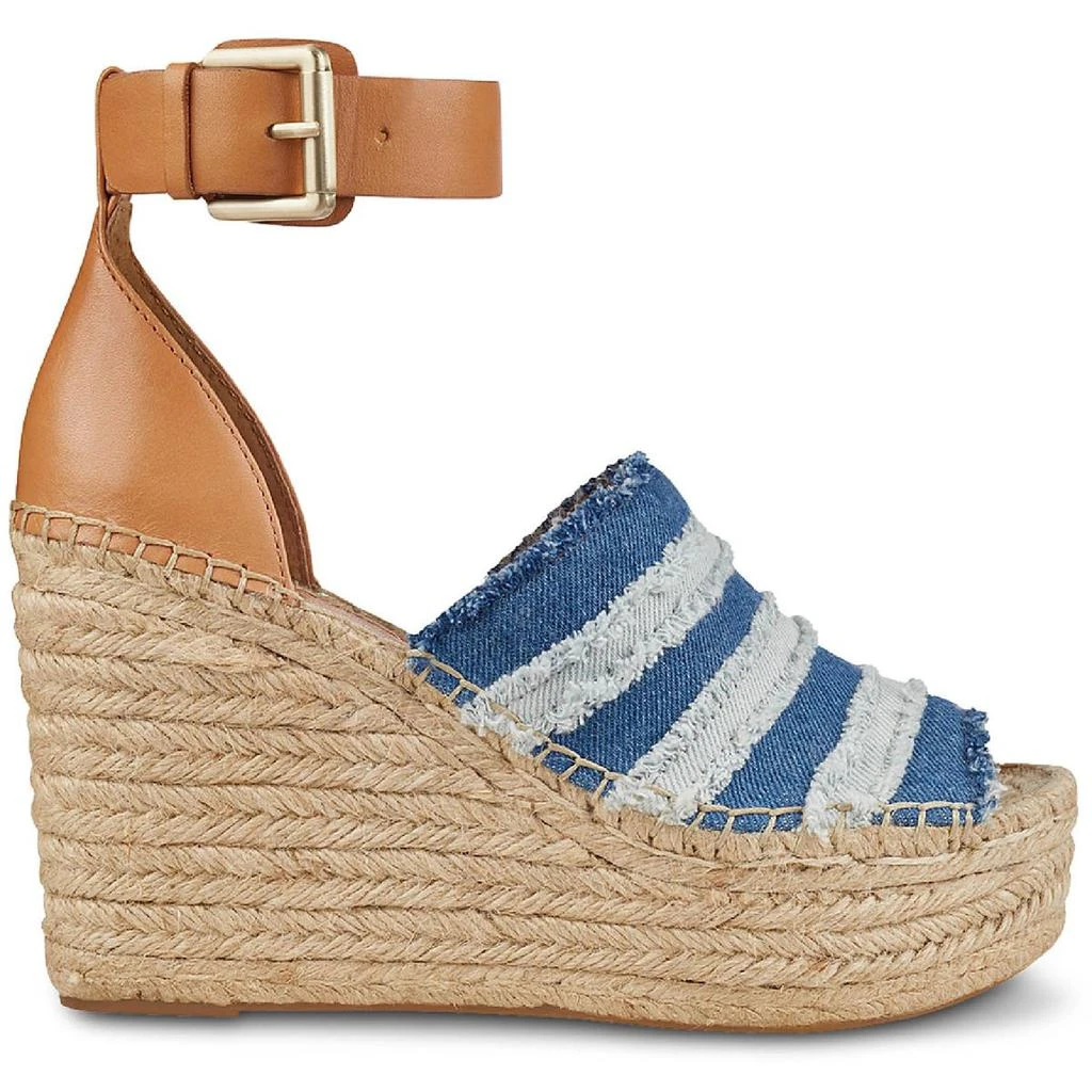 商品Marc Fisher|Marc Fisher LTD Womens Adria Open Toe Ankle Strap Wedges,价格¥269,第2张图片详细描述