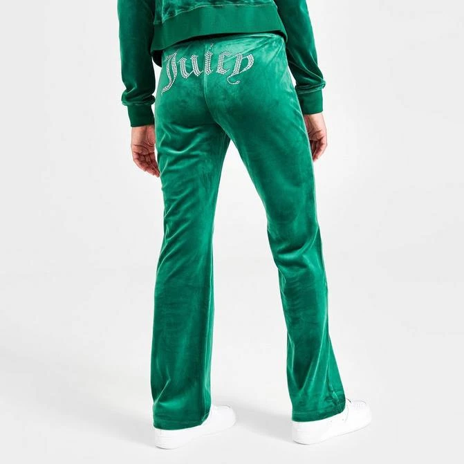 商品Juicy Couture|Women's Juicy Couture OG Big Bling Velour Track Pants,价格¥598,第1张图片
