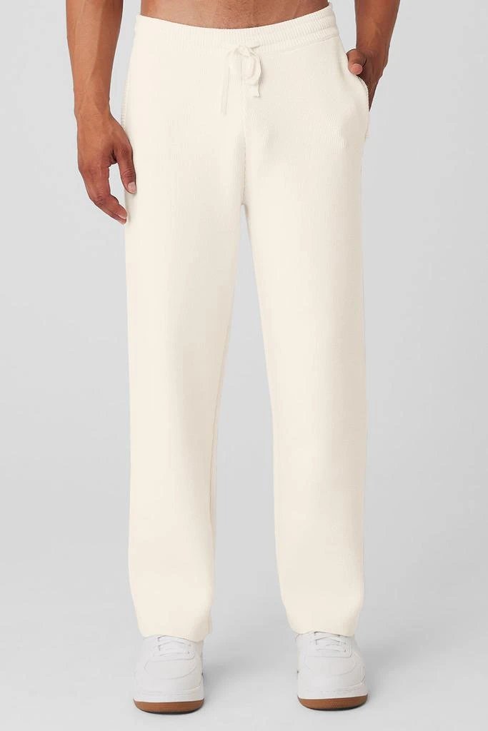 商品Alo|Scholar Straight Leg Sweatpant - Ivory,价格¥1252,第1张图片