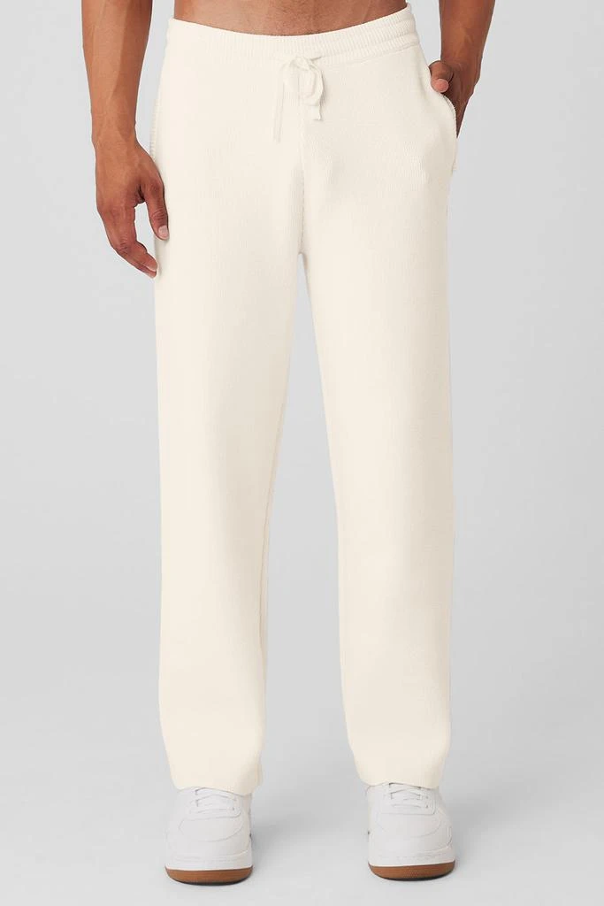 商品Alo|Scholar Straight Leg Sweatpant - Ivory,价格¥1260,第1张图片