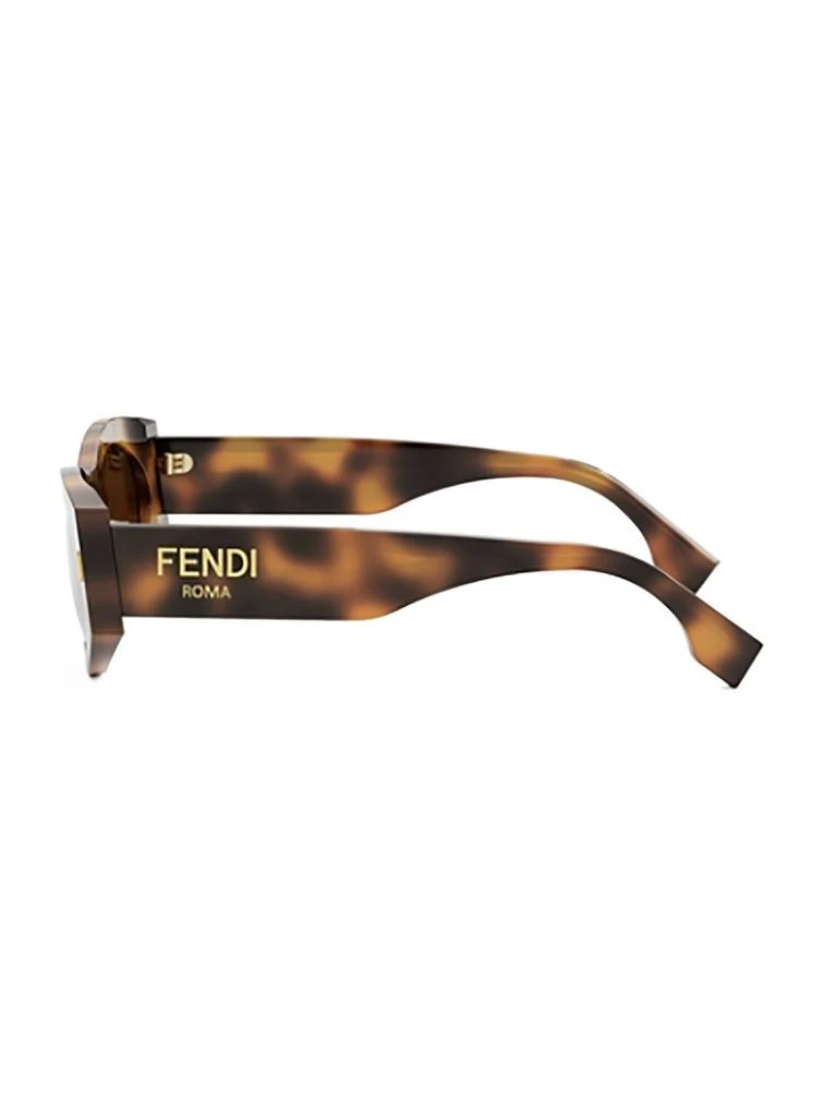 商品Fendi|Fendi Eyewear Oval Frame Sunglasses,价格¥2159,第3张图片详细描述