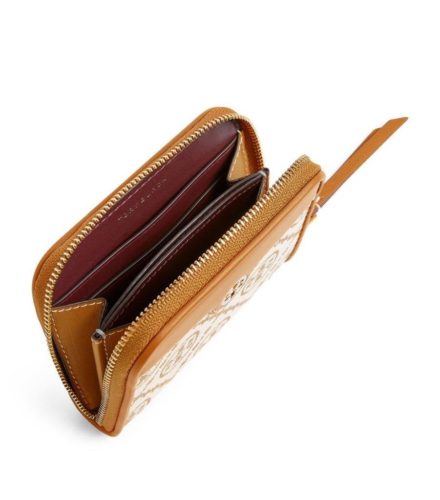 商品Tory Burch|T Monogram Zip-Around Wallet,价格¥1237,第4张图片详细描述