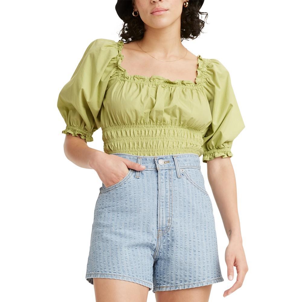 商品Levi's|Tilly Smocked Cotton Top,价格¥215,第1张图片