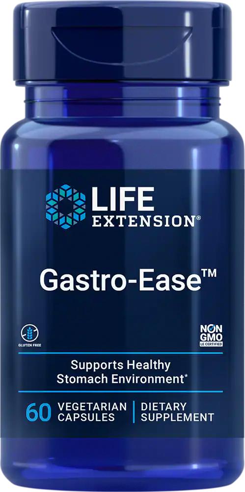 Life Extension Gastro-Ease™ (60 Vegetarian Capsules)商品第1张图片规格展示