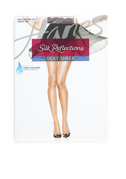 商品Hanes|Silk Reflections Sandalfoot Pantyhose,价格¥98,第2张图片详细描述