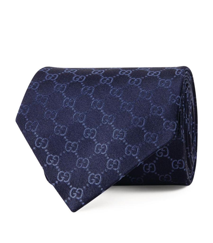 商品Gucci|Silk GG Supreme Tie,价格¥1458,第5张图片详细描述