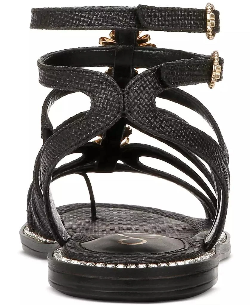 商品Sam Edelman|Tianna Embellished Strappy Gladiator Flat Sandals,价格¥834,第3张图片详细描述