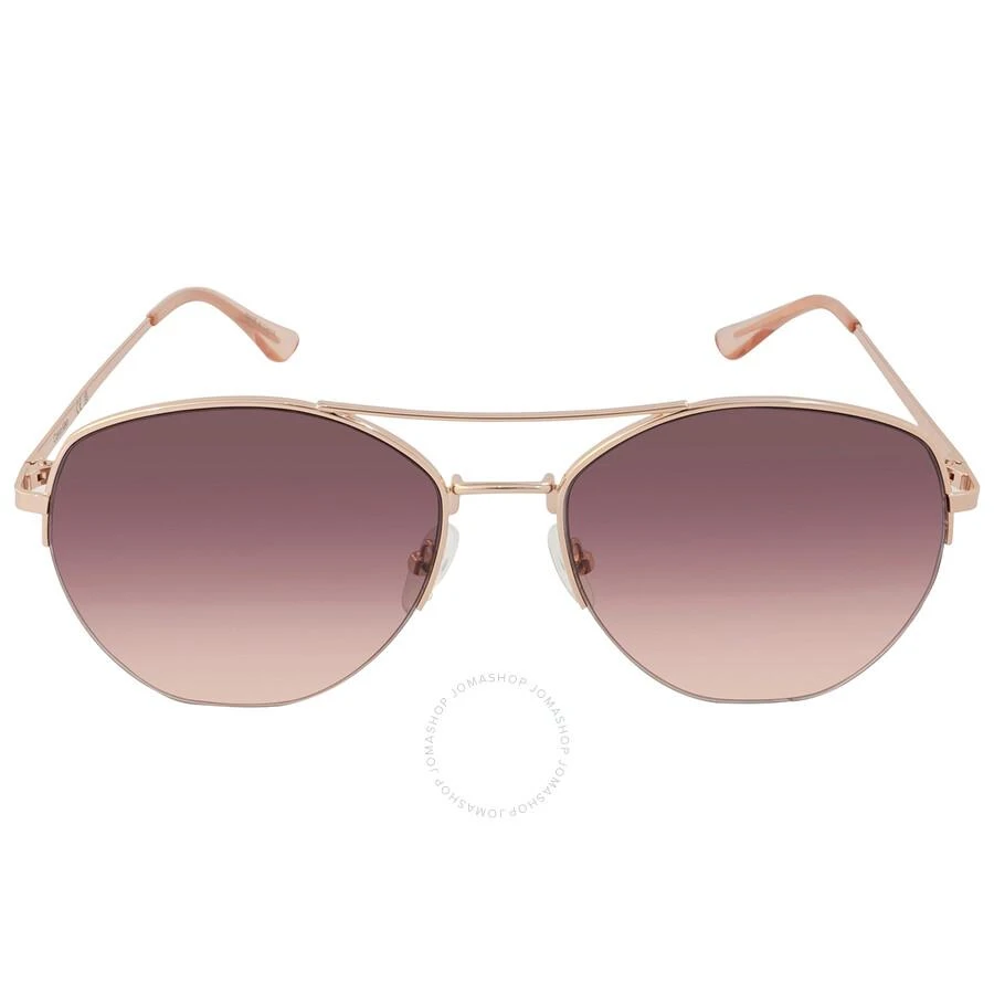 商品Calvin Klein|Pink Gradient Pilot Ladies Sunglasses CK20121S 780 57,价格¥104,第1张图片