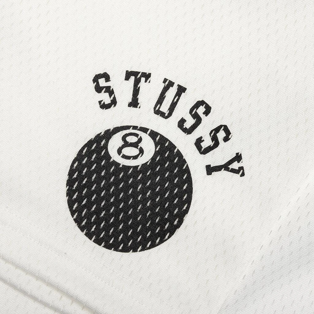 商品STUSSY|Stussy 8-Ball Mesh Short - White,价格¥648,第3张图片详细描述