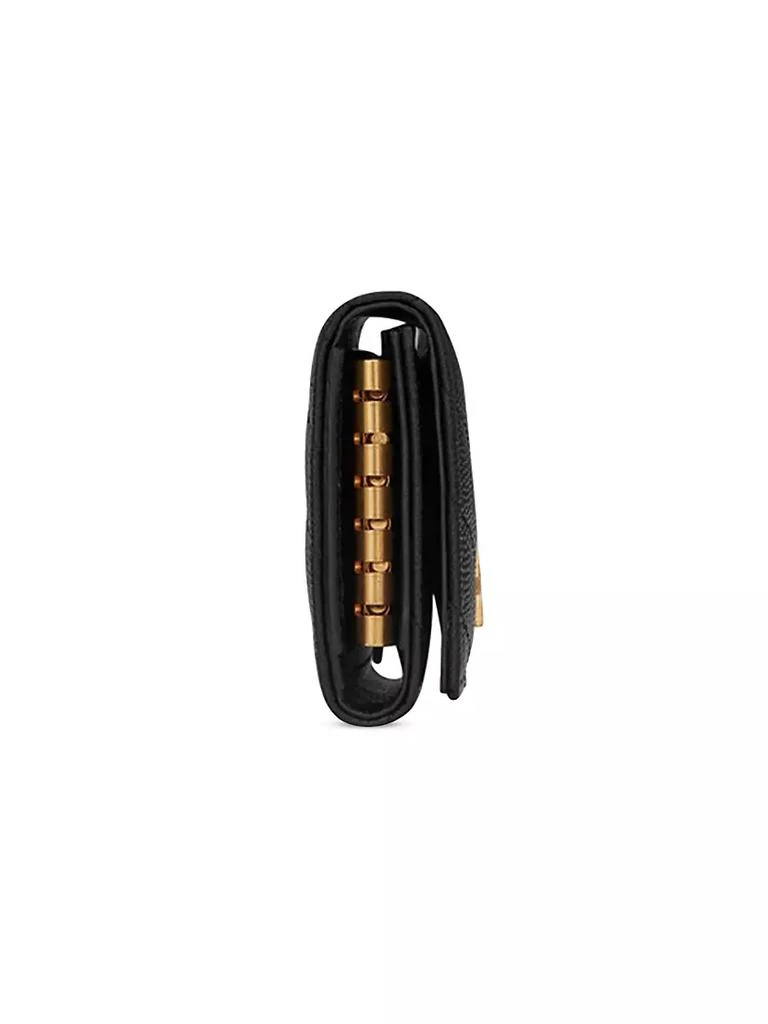 商品Yves Saint Laurent|Cassandre Slim Key Case in Grain De Poudre Embossed Leather,价格¥2964,第3张图片详细描述