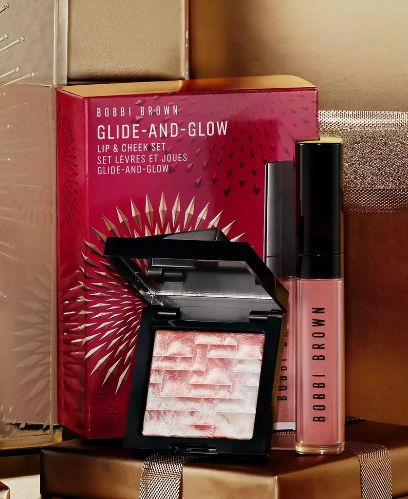 商品Bobbi Brown|2-Pc. Glide-and-Glow Lip Gloss + Highlighter Set,价格¥292,第4张图片详细描述