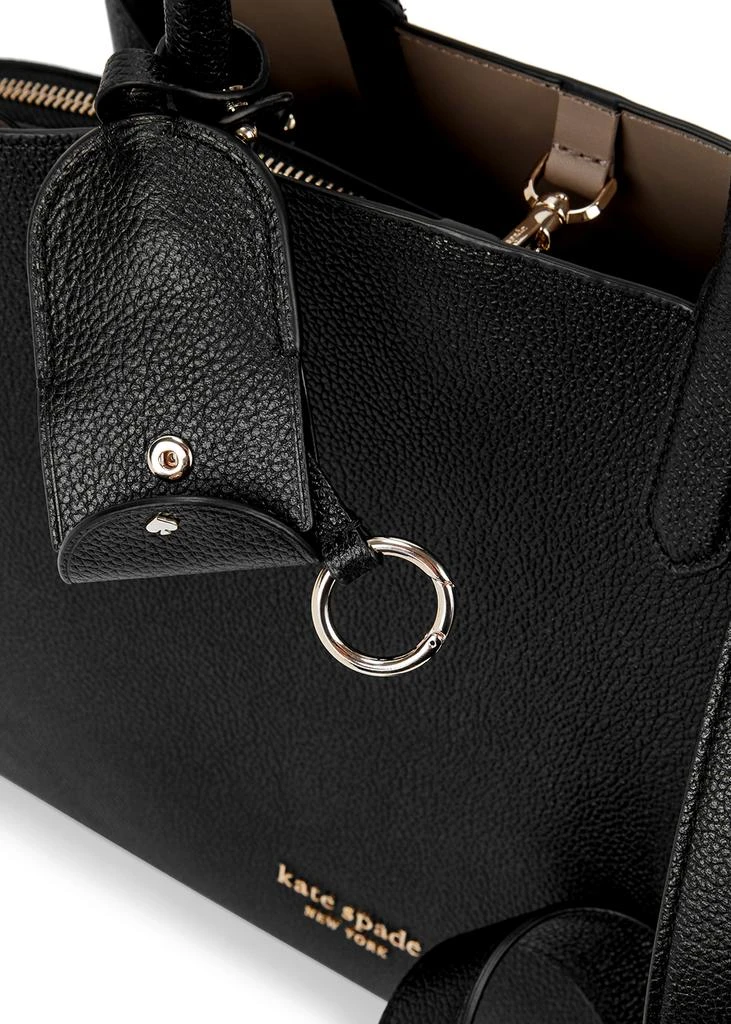 商品Kate Spade|Avenue medium black leather top handle bag,价格¥2695,第3张图片详细描述