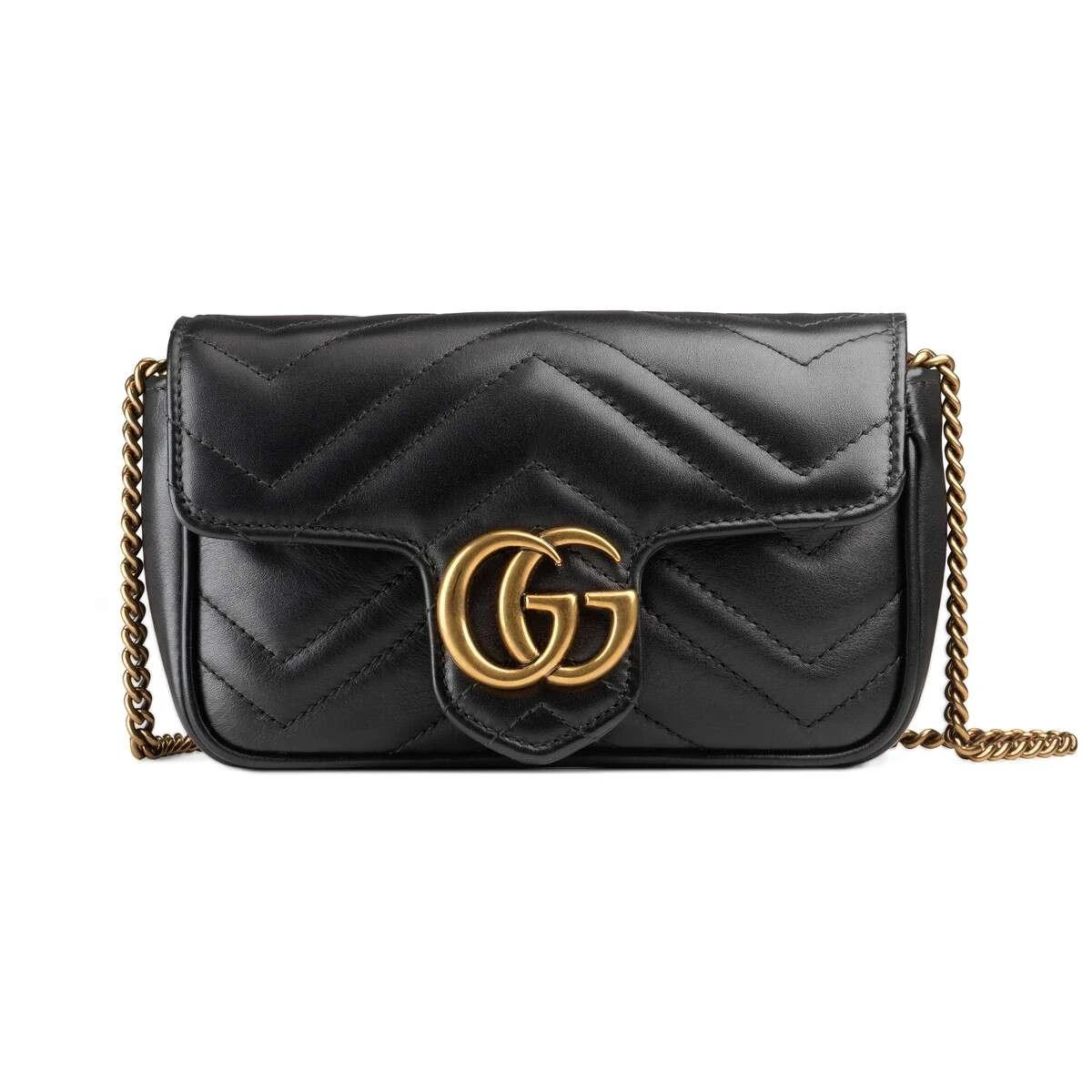 商品Gucci|【预售】 古驰 25春夏 女士 单肩包 GG Marmont系列超迷你手袋 476433 DTDCT 1000 ,价格¥9737,第1张图片