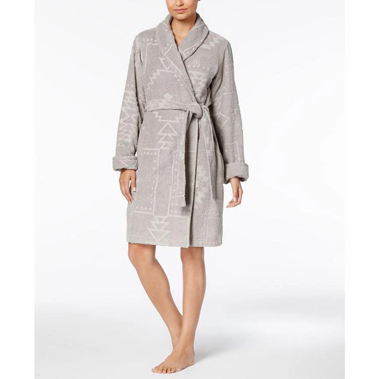 商品Ralph Lauren|Terry Beacon-Print Robe,价格¥659,第1张图片
