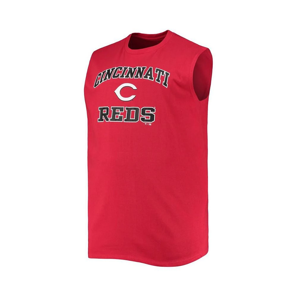 商品Profile|Men's Red Cincinnati Reds Big and Tall Jersey Muscle Tank Top,价格¥261,第2张图片详细描述