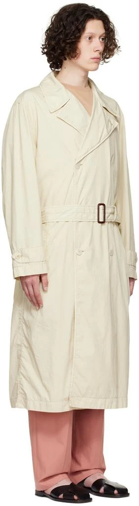 商品Lemaire|Beige Cotton Trench Coat,价格¥2918,第2张图片详细描述