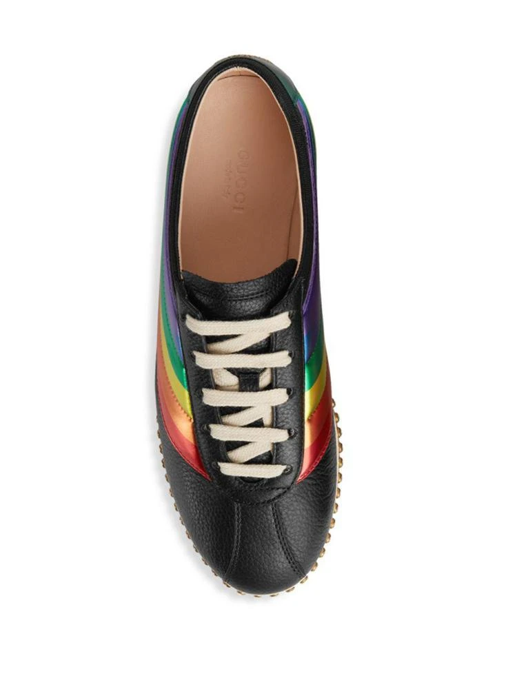 商品Gucci|Falacer Sneakers With Rainbow,价格¥7346,第4张图片详细描述