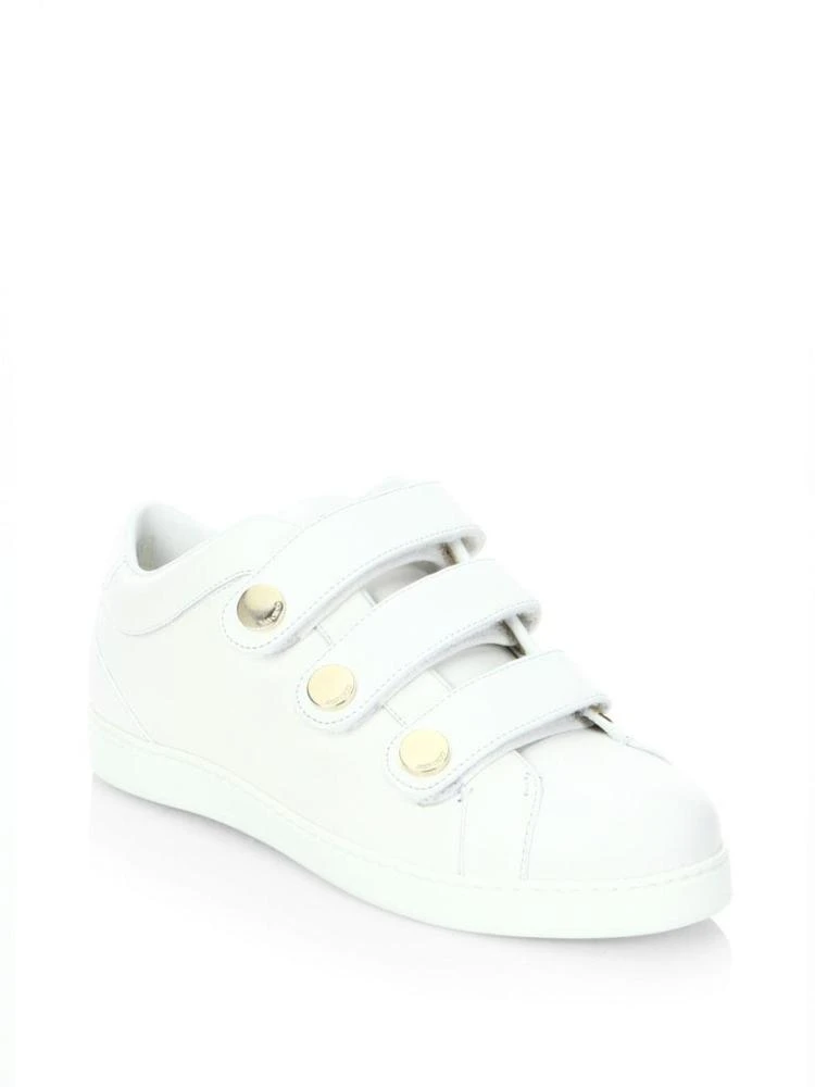 商品Jimmy Choo|NY Leather Grip-Tape Sneakers,价格¥1784,第1张图片