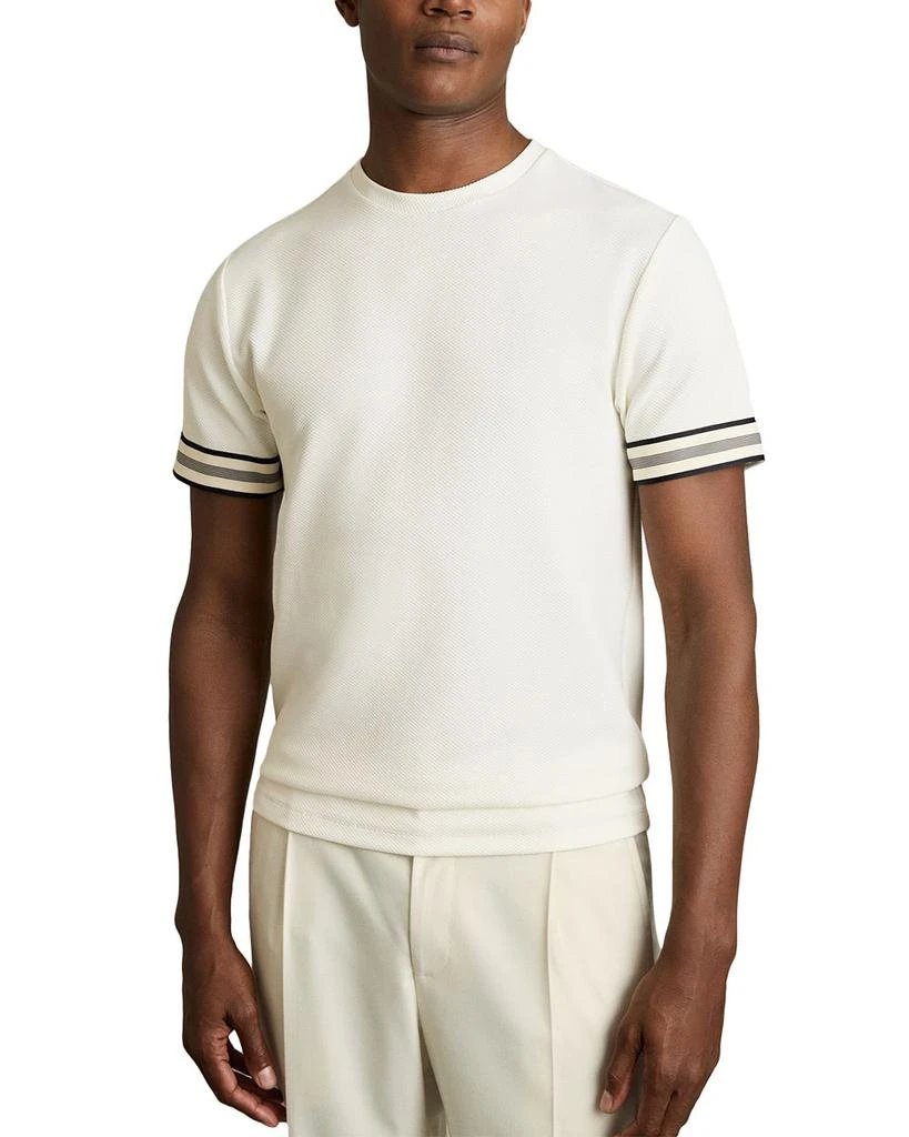 商品REISS|Textured Tape Tee,价格¥704,第1张图片