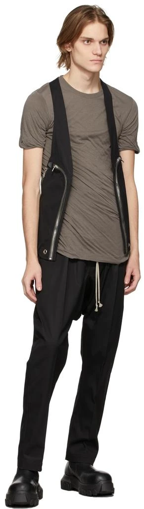 商品Rick Owens|Black Drawstring Classic Trousers,价格¥2834,第4张图片详细描述