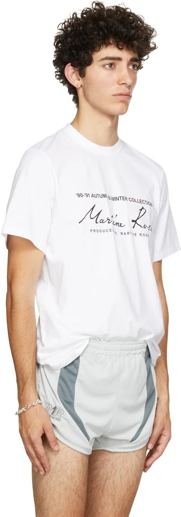 商品Martine Rose|White Classic Logo T-Shirt,价格¥526,第2张图片详细描述