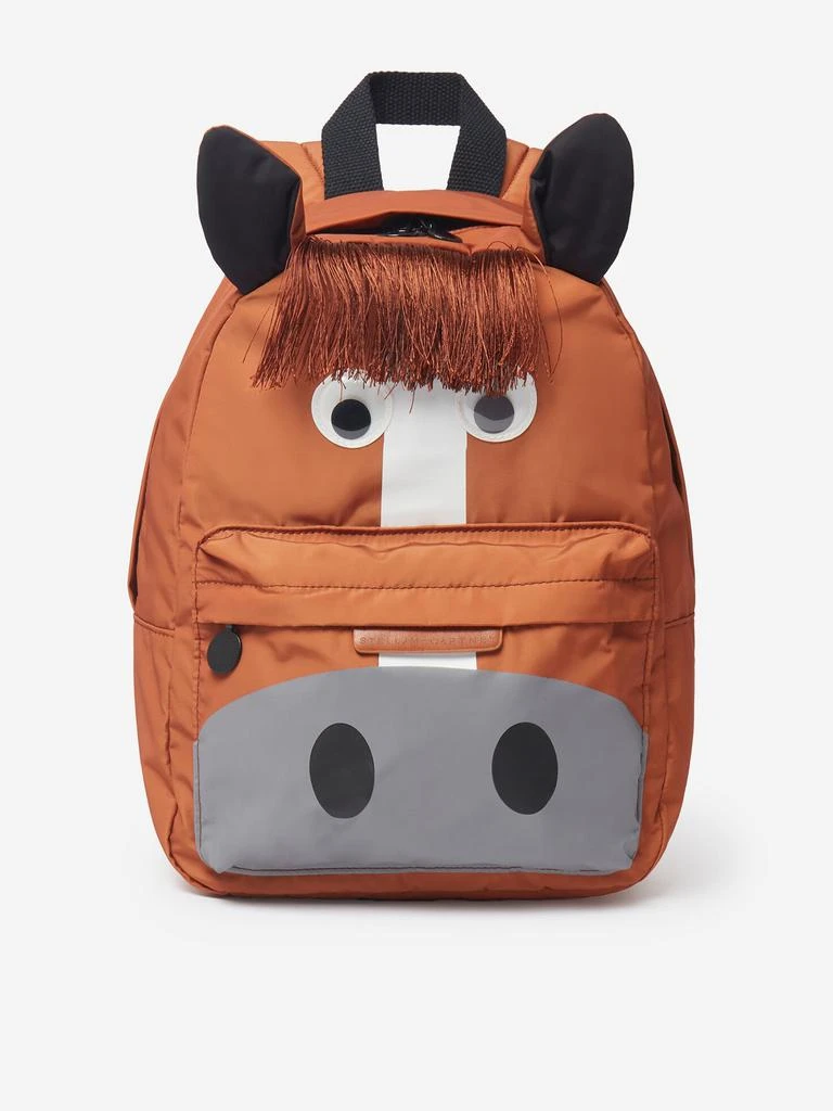 商品Stella McCartney|Stella McCartney Kids Horse Backpack in Brown (32cm),价格¥1261,第1张图片