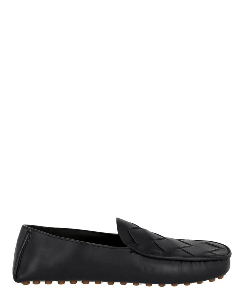 商品Bottega Veneta|Mens Intrecciato Leather Loafers,价格¥1352,第1张图片