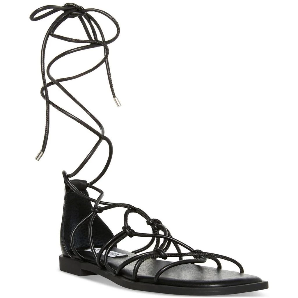 商品Steve Madden|Steve Madden Womens AINSLEY Warm Solid Strappy Sandals,价格¥101,第3张图片详细描述