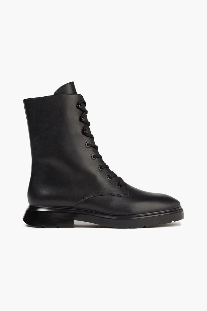 商品Stuart Weitzman|Mckenzee leather combat boots,价格¥1464,第1张图片