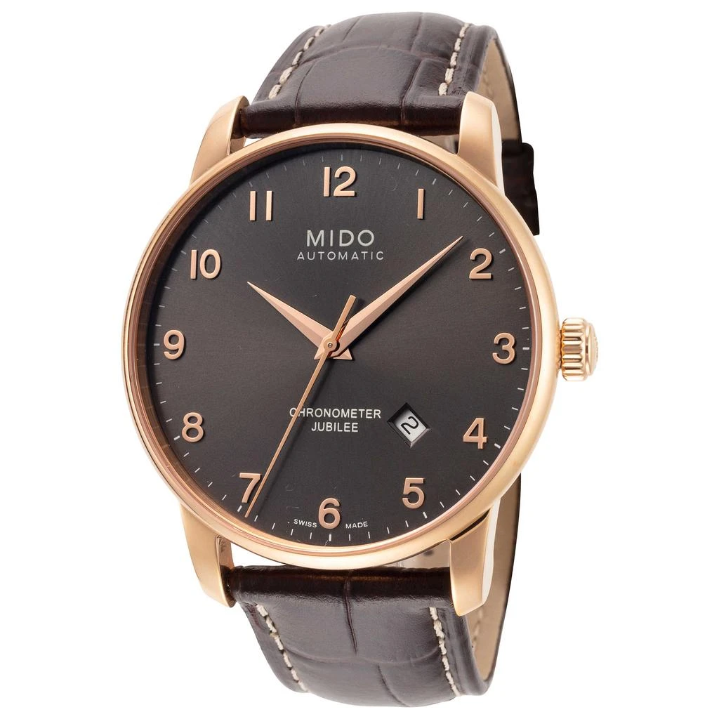 商品MIDO|美度贝伦赛丽天文台认证棕色皮带机械手表,价格¥4045,第1张图片