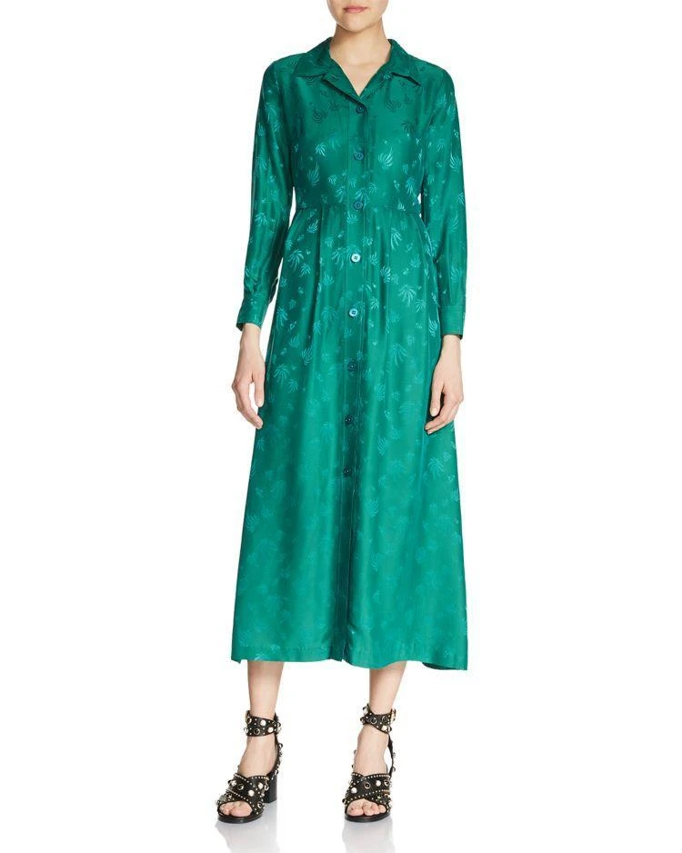 商品Maje|Maje Rawane Midi Shirt Dress,价格¥1705,第1张图片