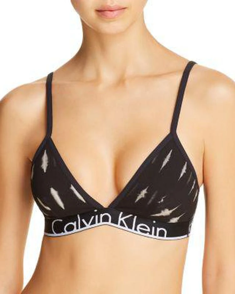 商品Calvin Klein|ID Cotton Triangle Bralette,价格¥108,第1张图片