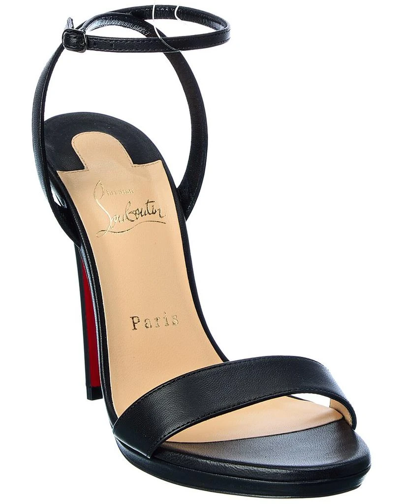 商品Christian Louboutin|Loubi Queen 120 Leather Sandal,价格¥5061,第1张图片