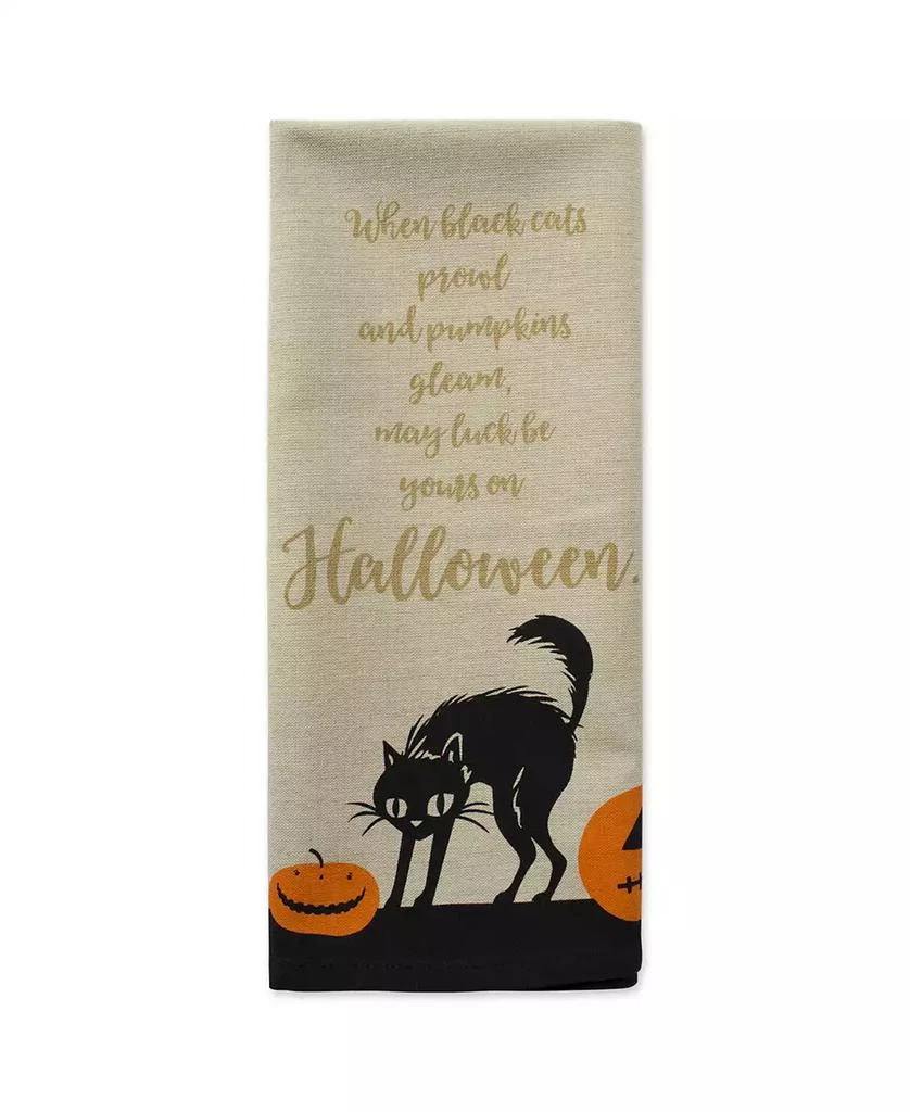 Assorted Jack-O-Lantern Halloween Printed Dishtowel Set 商品