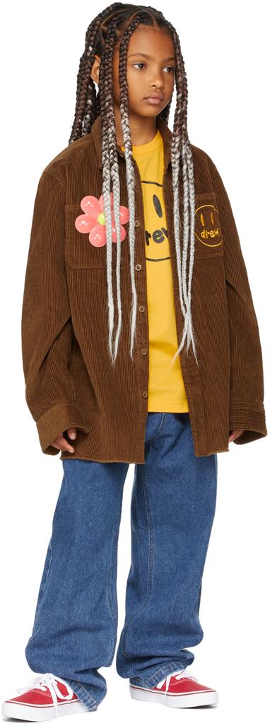 SSENSE Exclusive Kids Brown Painted Mascot Shirt商品第4张图片规格展示