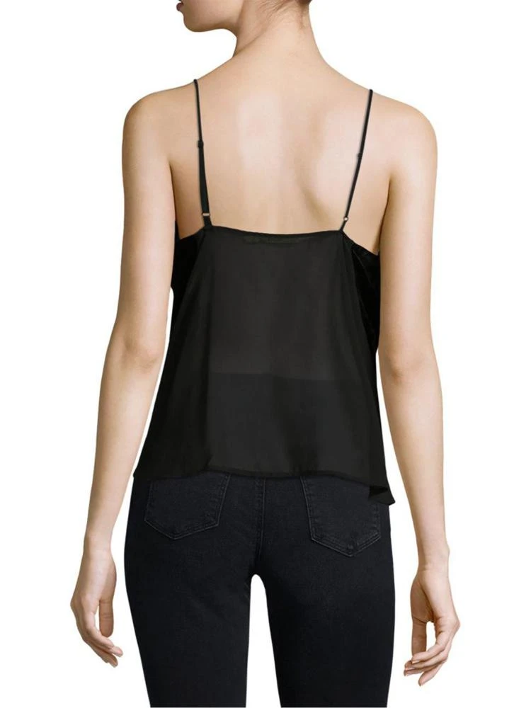 商品J Brand|Lucy Velvet Mixed-Media Camisole,价格¥925,第2张图片详细描述