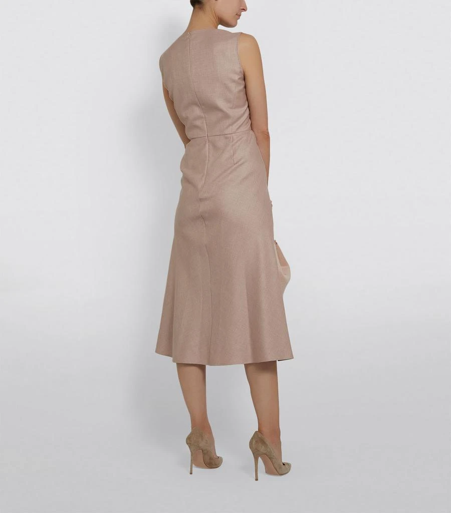 商品Max Mara|Wool-Silk Panelled Midi Dress,价格¥6385,第2张图片详细描述