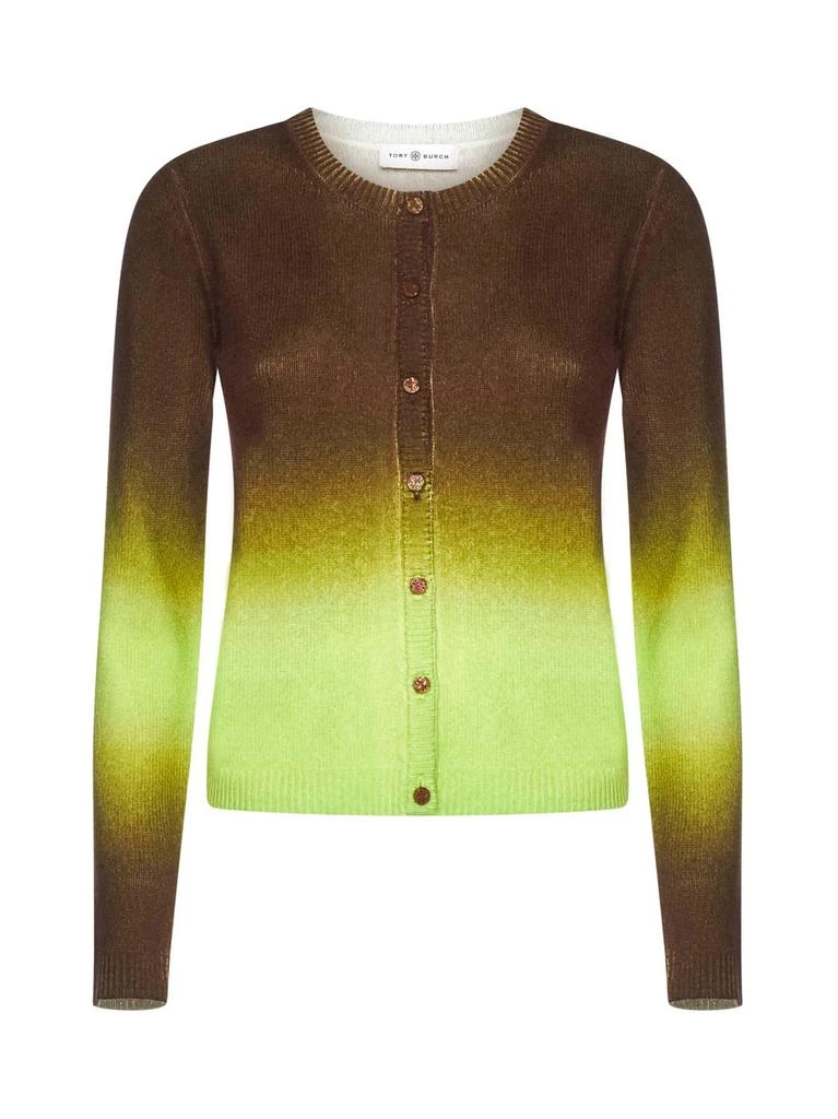 商品Tory Burch|Tory Burch Dip-Dye Effect Button-Up Cardigan,价格¥2674,第1张图片